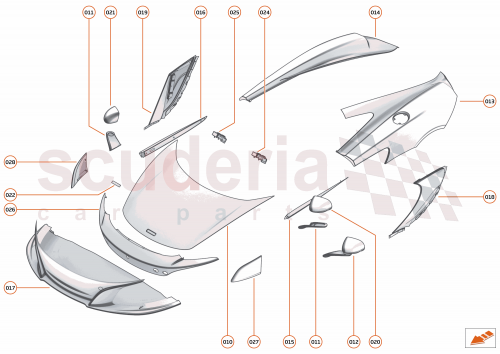 Part Diagram for McLaren 11A9384CP