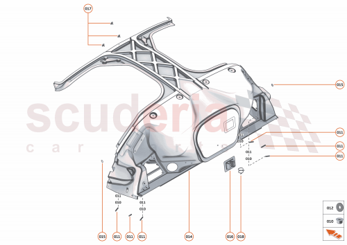 Part Diagram for McLaren 00RA408