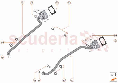 Part Diagram for McLaren 31HA003CP