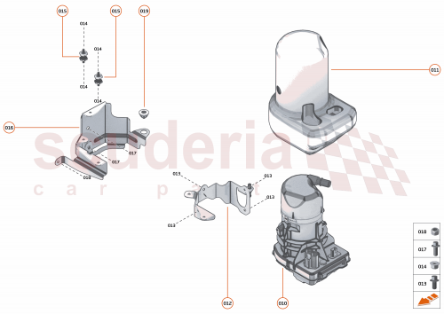 Part Diagram for McLaren 00RC129