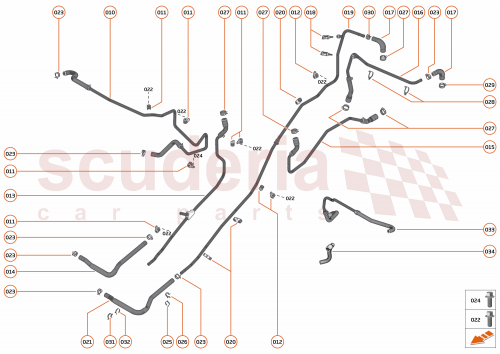 Part Diagram for McLaren 23LA086CP