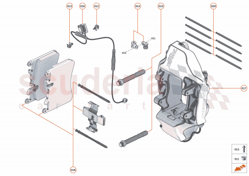 Part Diagram for McLaren 11F1783CP