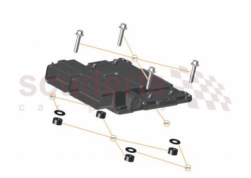Part Diagram for McLaren 14MA130SP