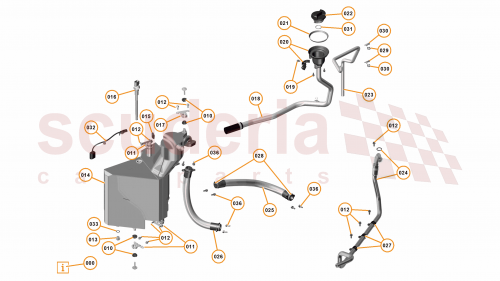 Part Diagram for McLaren 11F0429CP