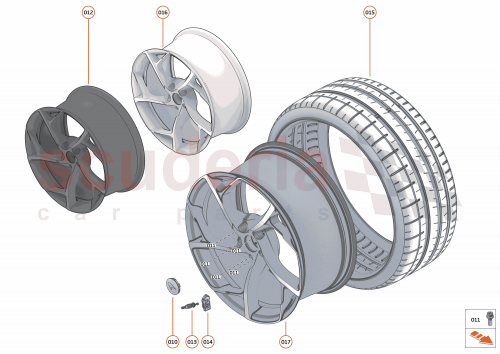 Part Diagram for McLaren 16AE038CP