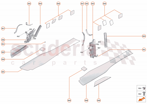 Part Diagram for McLaren 00RA134