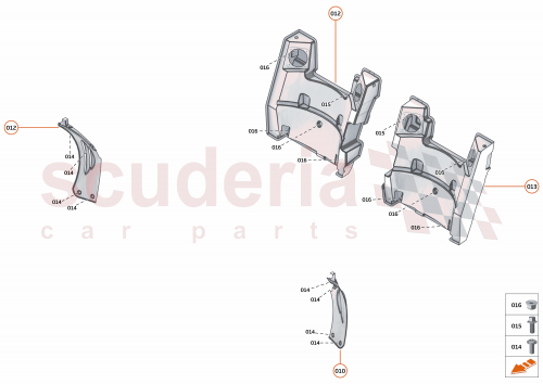 Part Diagram for McLaren 26AB961SP