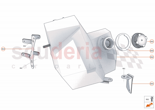 Part Diagram for McLaren 15LA024CP