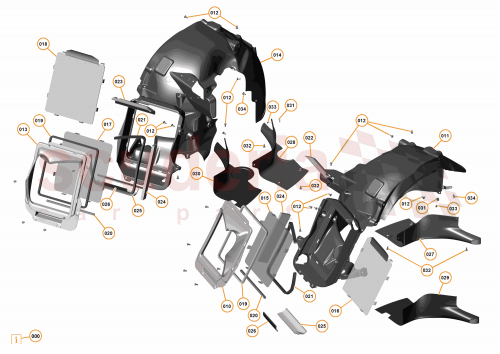Part Diagram for McLaren 14AC111CP