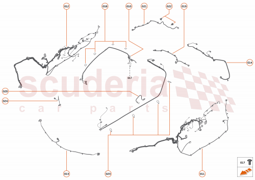 Part Diagram for McLaren 14MA117SP