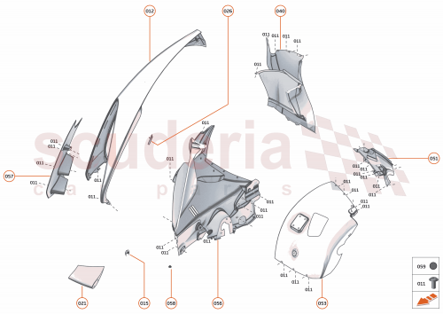 Part Diagram for McLaren 15AC749CP