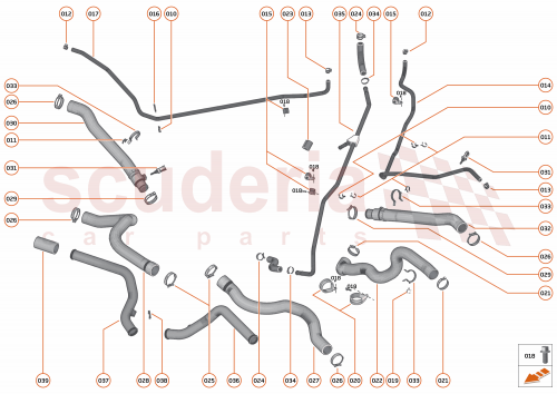 Part Diagram for McLaren 13LA009MP