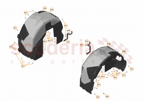Part Diagram for McLaren 13A7280GP
