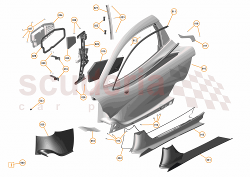 Part Diagram for McLaren 00RA463