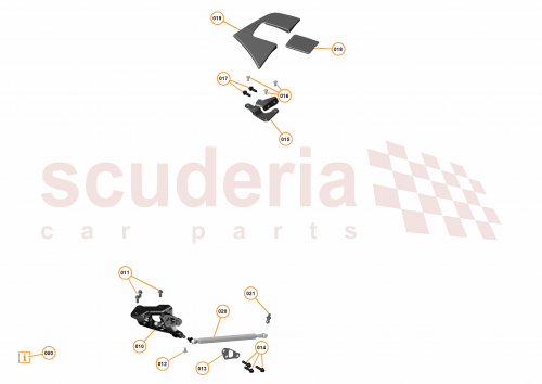 Part Diagram for McLaren 13AB029CP