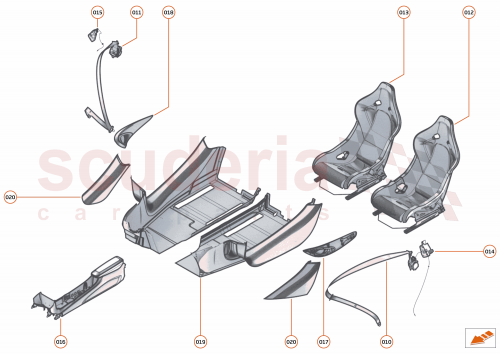 Part Diagram for McLaren 13N2145CP