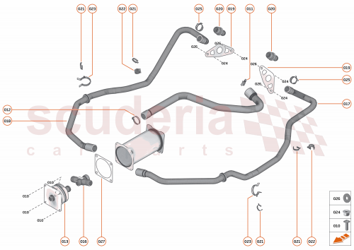 Part Diagram for McLaren 28FA011CP