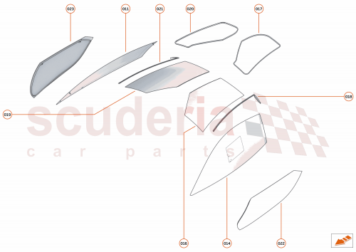 Part Diagram for McLaren 14AA463RP