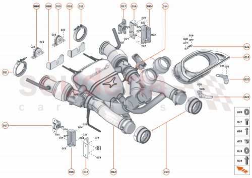Part Diagram for McLaren 16DA108CP
