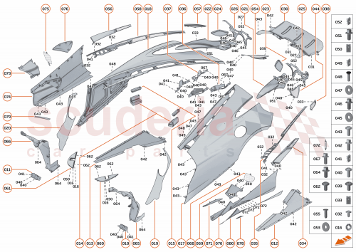 Part Diagram for McLaren 28AA123CP