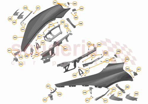 Part Diagram for McLaren 14AB683CP