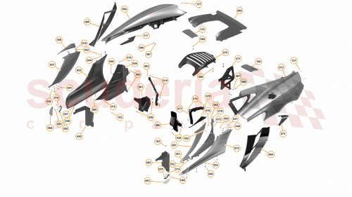 Part Diagram for McLaren 11A3901CP