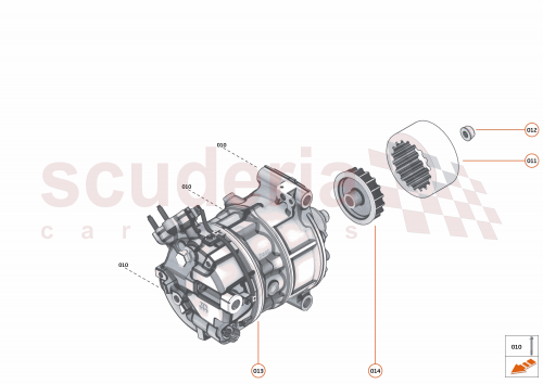 Part Diagram for McLaren 14MA100RP