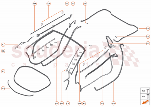Part Diagram for McLaren 16AB510SP