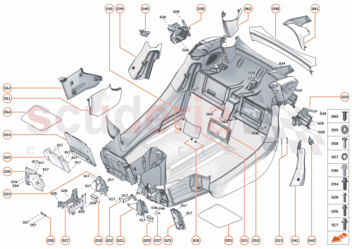 Part Diagram for McLaren 31NA011CP