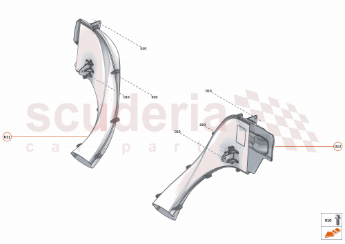 Part Diagram for McLaren 14CA152CP