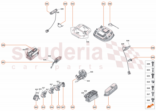 Part Diagram for McLaren 16MB037CP