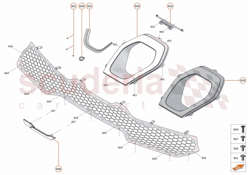 Part Diagram for McLaren 15AA921CP