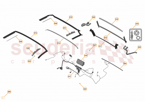 Part Diagram for McLaren 13AA408SP