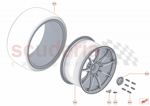 Part Diagram for McLaren 12B0810RP