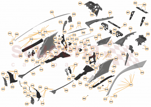 Part Diagram for McLaren 13AA767CP