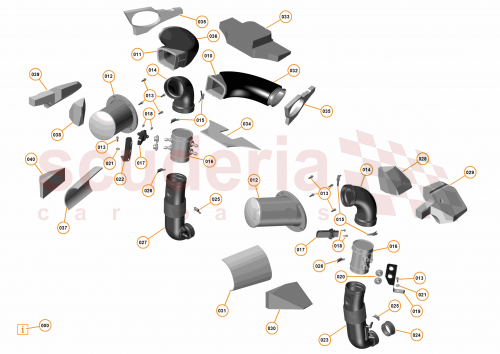 Part Diagram for McLaren 11GA028CP