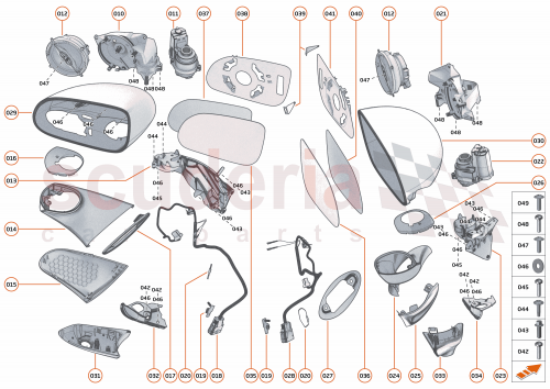 Part Diagram for McLaren 16AF887CP