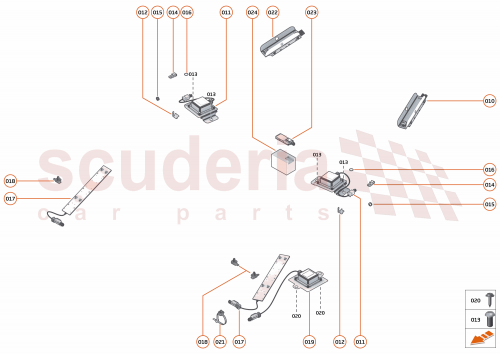 Part Diagram for McLaren 16MA078SP