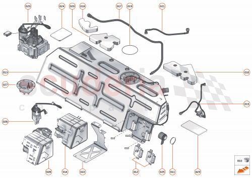 Part Diagram for McLaren 15KA047CP