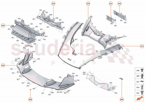 Part Diagram for McLaren 14N1162CP
