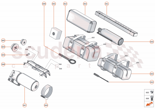 Part Diagram for McLaren 14NA302CP