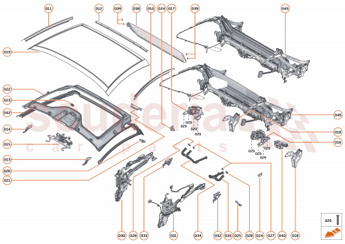 Part Diagram for McLaren 14AB590SP
