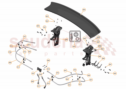 Part Diagram for McLaren 11A4681CP