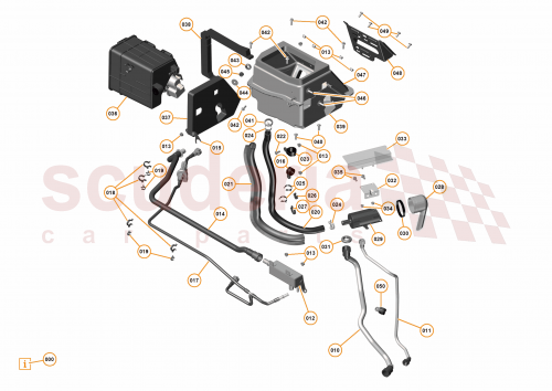 Part Diagram for McLaren 16AE027CP