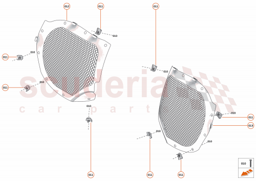 Part Diagram for McLaren 13A5485CP
