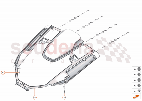 Part Diagram for McLaren 14QB411CP