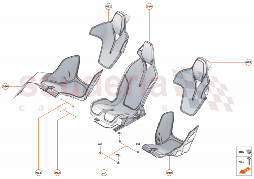 Part Diagram for McLaren 14NA339RP