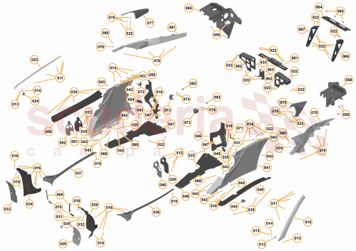 Part Diagram for McLaren 13AA070SP
