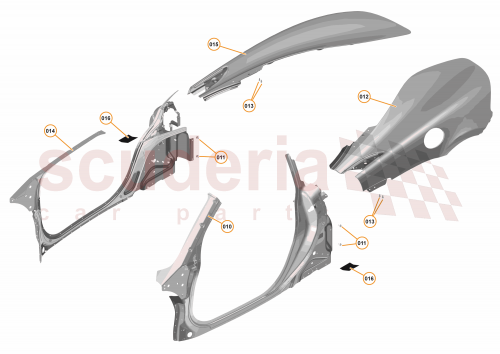 Part Diagram for McLaren 13AA083SP