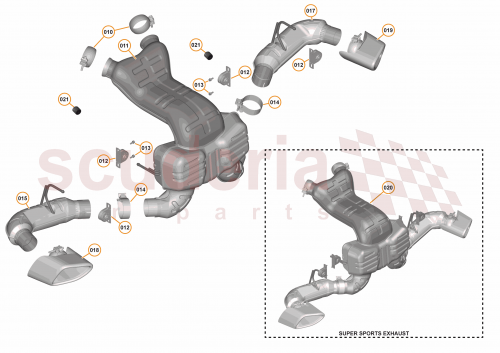 Part Diagram for McLaren 13HA030MP